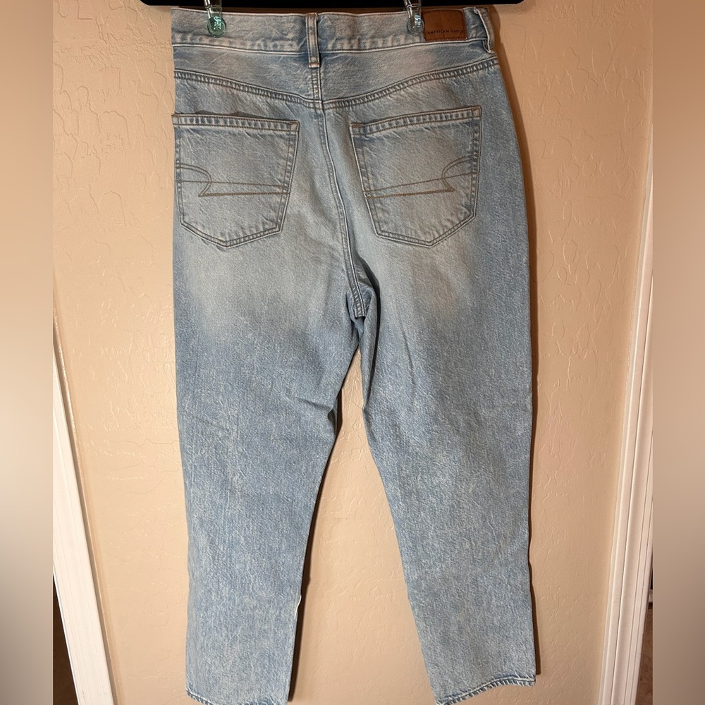 American Eagle Light Wash Straight Jeans - Picture 2 of 2